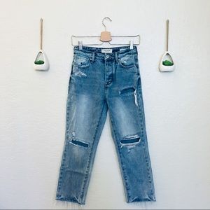 PACSUN Distressed Mom Jeans